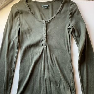 Wild fable olive green shirt